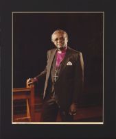 Godfrey Argent; Helen Suzman; Archbishop Desmond Tutu and Chris Barnard, three