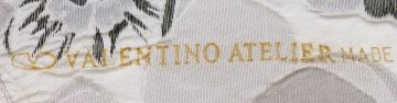 Valentino; Combination of two grey Valentino fabrics