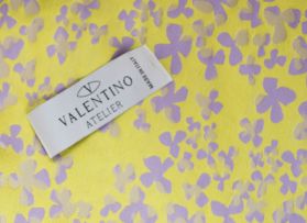 Valentino; Combination of two Valentino fabrics