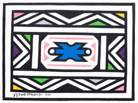Esther Mahlangu; Ndebele Motifs