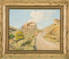 Cecil Thornley Stewart; Dirt Road through Countryside
