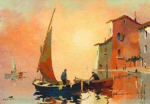 Cecil Rochfort D'Oyly-John; Fishing Boats