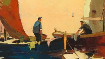Cecil Rochfort D'Oyly-John; Fishing Boats