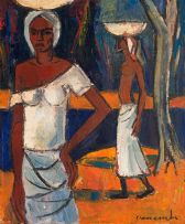 Maurice van Essche; Two Congolese Women