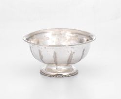 A Russian silver bowl, Georg Heinrich Ehmke, Riga, 1875
