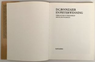 Scholtz, J du P; DC Boonzaier en Pieter Wenning, Verslag van 'n vriendskap
