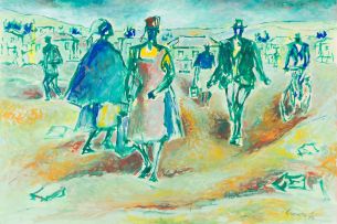 Gerard Sekoto; Leaving the Township for Work