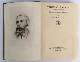 Wallis, JPR; Thomas Baines of King's Lynn, Explorer and Artist, 1820-1875