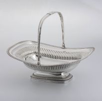 A George III silver basket, possibly William Bennette, London, 1815