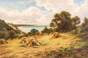 Henry H. Parker; Harvest Time on the Coast near Saltburn