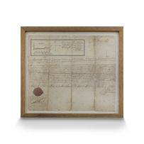 A Dutch East India Company Land Grant document, dated 1754