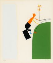 Walter Battiss; Orange Figure