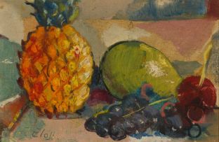 Zakkie Eloff; Still Life with Fruit