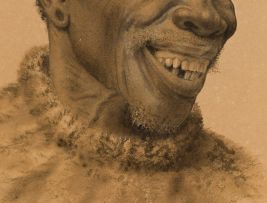 Gerard Bhengu; Portrait of Zulu Chief (Ringkop)