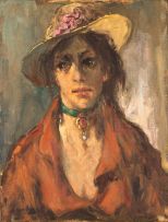 Alexander Rose-Innes; Portrait of a Woman Wearing a Hat