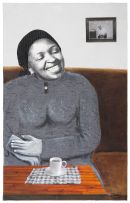 Sam Nhlengethwa; Portrait of Dolly Rathebe
