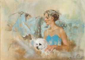 Marié Vermeulen-Breedt; Lady and Dog