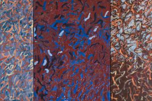 Andrew Verster; Abstract, Triptych