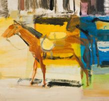 Sidney Goldblatt; Three Race Horses