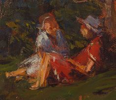 Adriaan Boshoff; Two Figures under a Tree