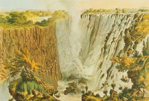 Thomas Baines; The Victoria Falls, Zambesi River, six