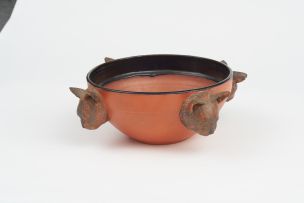 Juliet Armstrong; Bowl with cat's head handles