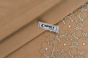Carnet / Carnet; Combination of two leather buckskins