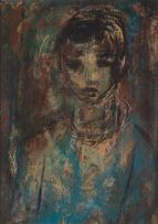 Carl Büchner; Portrait of a Young Boy