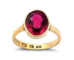 Gold and ruby ring, Sweden, 1930