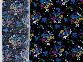 Silesia Vienna / Tissus Monde Paris; Combination of two cotton jersey fabrics