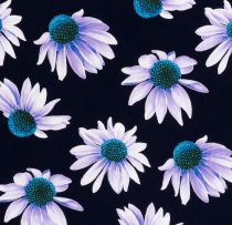 Elégance Paris / Silesia Vienna / Tissus Monde; Combination of seven cotton fabrics - florals