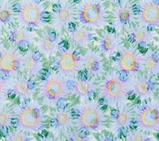 Elégance Paris / Silesia Vienna / Tissus Monde; Combination of seven cotton fabrics - florals