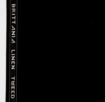 Britannia Linen Tweed / Milano Linen ; Combination of two black linens