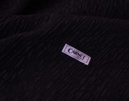 Carnet / Grelin; Combination of four black fabrics