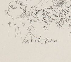 Walter Battiss; Two Birds in an Extensive Landscape