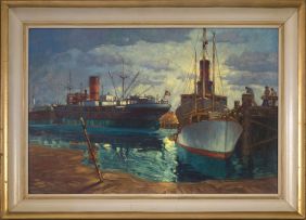 Nils Andersen; Cargo Ships in Durban Harbour