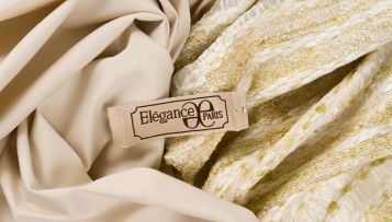 Elégance; Combination of two fabrics