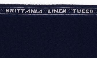 Synthetic mix / linen; Combination of two fabrics
