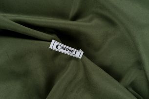 Carnet / Tissus Monde; Combination of fake leather velour and velvet