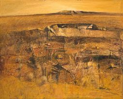 Nico Roos; Yellow Landscape, Khomas Hochland