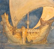 William Timlin; The Ship that Sailed to Mars: The Royal Barge