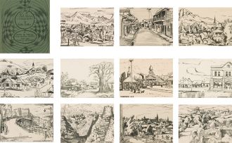 Walter Battiss; South African Lithographs by Walter Battiss, Series of Twelve from Original Plates,13 including title page