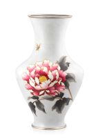 A Japanese cloisonné vase, possibly Yukio Tamura, Showa period (1926-1989)