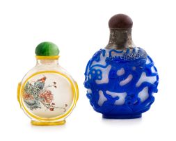 A Chinese inside-painted glass snuff bottle, late 19th/early 20th century