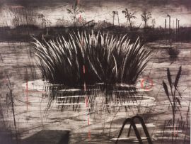 William Kentridge; Poster for the National Gallery of Australia: Reeds