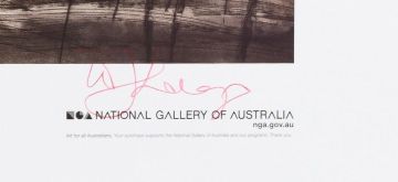 William Kentridge; Poster for the National Gallery of Australia: Reeds