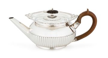 A George III silver teapot, Rebecca Emes & Edward Barnard I, London, 1809