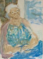 Marjorie Wallace; Seated Woman