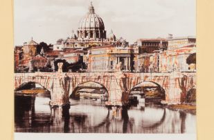 Christo and Jeanne-Claude; Ponte S. Angelo, Wrapped, Project for Rome