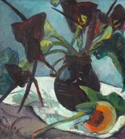 Irma Stern; Black Lilies